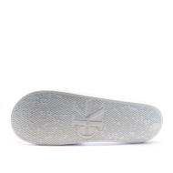 Claquettes Blanches Homme Calvin Klein Jeans Slide Monogram vue 2