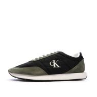 Baskets Noir/Kaki Homme Calvin Klein Jeans Retros pas cher