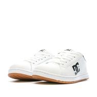 Baskets Blanches Garçon Dc shoes Striker vue 6