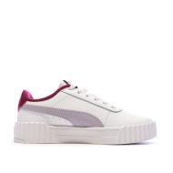 Baskets Blanches/Grises Fille Puma Carina 3.0 vue 2