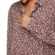 Robe Chemise à fleurs Rouge Femme JDY Piper vue 3