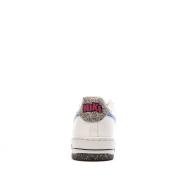 Baskets Blanche/Bleu Garçon Nike Air Force 1 Lv8 vue 3