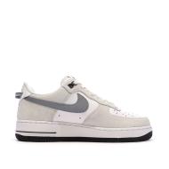 Baskets Blanc/Gris Homme Nike Air Force 1 '07 Lv8 vue 2