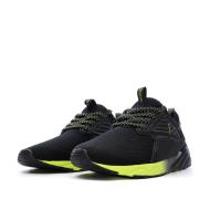 Baskets Noires/Jaunes Fille Kappa San Puerto Laces vue 6