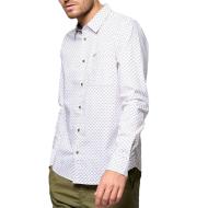 Chemise Blanche/Marine Homme Kaporal KALU pas cher