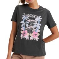 T-shirt Gris Femme Roxy Oceanregular pas cher