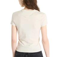T-shirt Blanc Femme Tommy Hilfiger Night Navy vue 2
