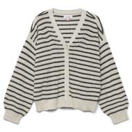 Gilet Marine/Beige à Rayures Fille Vero Moda Newlex vue 2