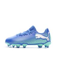 Chaussures de football Bleu Garçon Puma Future 7 Play FG/AG pas cher