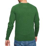 Pull Vert Homme Superdry Orange Label Crew vue 2