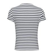 T-shirt Marinière Blanc Femme Tommy Jeans Slim Essential vue 2