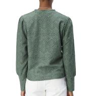 Blouse Dentelle Vert Sauge Femme Vero Moda 23041023 vue 2