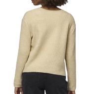 Gilet Beige Femme Pieces Silly vue 2