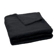 Plaid Noir Today Plaid Xl Moelleux 130x180 pas cher
