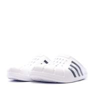 Sabot blanc homme Adidas Adilette Clog vue 6