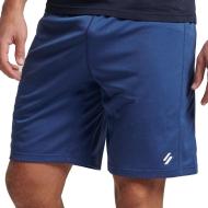 Short de Running Bleu Homme Superdry Core Relaxed pas cher