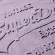 Superdry Embossed Vl Women’s Mauve T-shirt Photo of the Espace des Marques %store% store - view of %key%