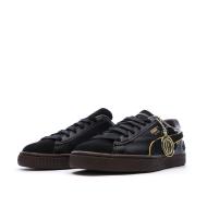 Baskets Noir/Marron Junior Puma Suede 4 One Piece vue 6
