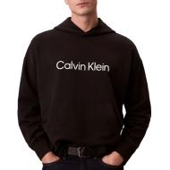 Sweat Noir Homme Calvin Klein Jeans Standard pas cher