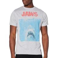 Graues Herren-T-Shirt „Jaws Movie Poster“ günstig