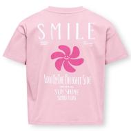 T-shirt Rose Fille Kids Only Sun-veras Flower vue 2