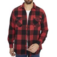 Chemise Noire/Rouge Homme Paname Brothers 102 pas cher