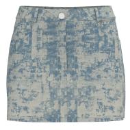 Falda vaquera corta azul para mujer Pieces Denim barato