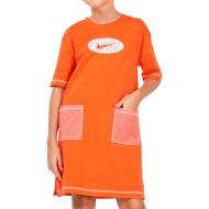 Robe Orange Fille Nike Dress pas cher
