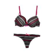 Ensemble Soutien-gorge & Tanga Imprimé Femme Twinday pas cher