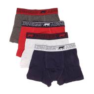 X4 Boxers Marine/Blanc/Rouge Garçon Airness Red pas cher