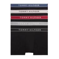 X5 Boxers Noir/Rouge Homme Tommy Hilfiger Trunk pas cher