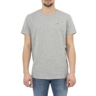 T-Shirt Gris Homme Tommy Hilfiger Slim Jersey vue 3