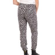 Pantalon fluide Blanc/Noir Femme Vans Eley vue 2