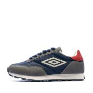 Baskets Marine/Gris Garçon Umbro Karts