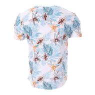 T-shirt Blanc/Turquoise/Orange Homme RMS26 91253 vue 2