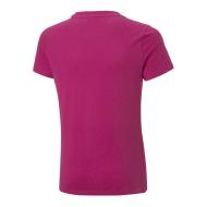 T-shirt Rose Fille Puma Alpha vue 2