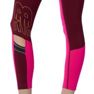 Legging Bordeaux Femme New Balance Achvr 7/8 Tight vue 3