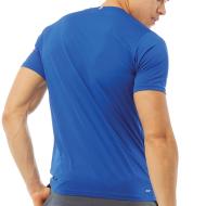 T-shirt Bleu Homme New Balance Core vue 2