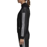 Veste de survêtement noire femme Adidas W Id Knit Trtop vue 2