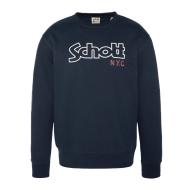 Sweat Noir Homme Schott Vintage