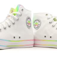 Baskets Blanches Homme Converse Chuck Taylor All Star A10216C vue 7