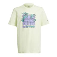 T-shirt Vert Garçon Adidas Graphique pas cher