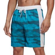 Short de bain Bleu Homme Adidas 3S GR CLX pas cher