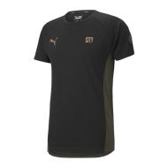 Manchester City T-shirt Noir Homme Puma Evostripe pas cher