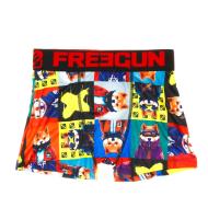 Boxer Noir/Rouge/Bleu Garçon Freegun Shiba pas cher