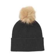 Bonnet Noir Femme Pieces Bina