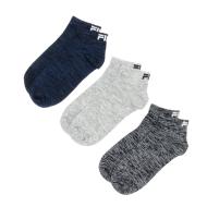 X3 Paires de Chaussettes Gris/Marine Mixte Fila Melange pas cher