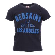 T-shirt Marine Garçon Redskins MC