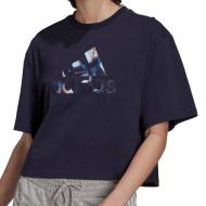 T-shirt Court Marine Femme Adidas GS3872
