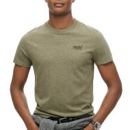 T-shirt Vert Chiné Homme Superdry Vintage LogoR6Ts pas cher